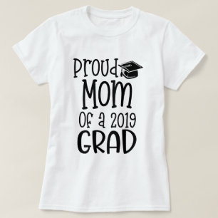 T-shirt Maman fière d'un cadeau 2019 d'aîné de diplôm