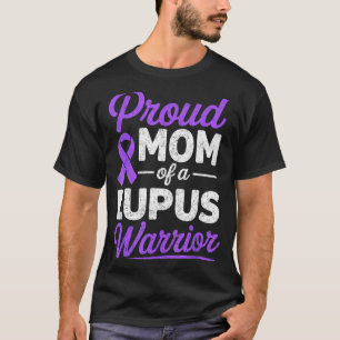 T-shirt Maman fière d'un guerrier contre le lupus, militan