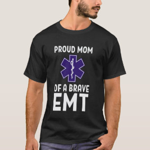 T-shirt Maman fière d'une auxiliaire infirmière courageuse