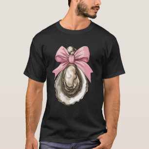 T-shirt Maman Fille Écailler Huitre Ruban Coquette Rose Fê