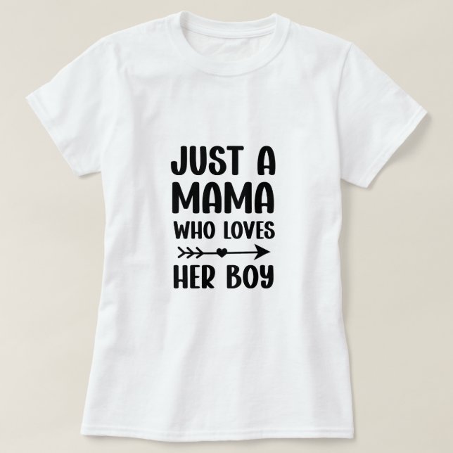 T-shirt Maman fils assortiment vêtement Mères Jour Cadeau (Design devant)