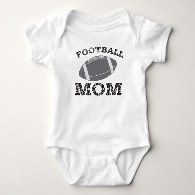 T-shirt maman football, manches longues (Devant)