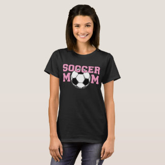 T-shirt Maman FOOTBALL - Rose