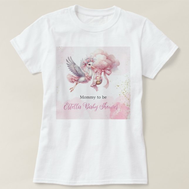 T-shirt « Maman future » pour baby shower avec une (Créateur téléchargé)