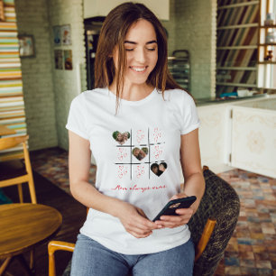 T-shirt Maman gagne toujours une belle journée moderne XOX