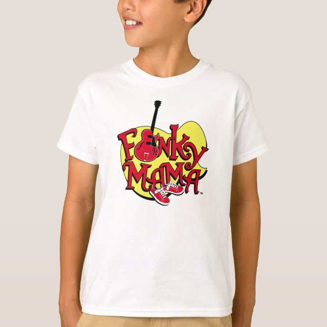T-shirt Maman géniale jaune Kids Shirt (Devant)