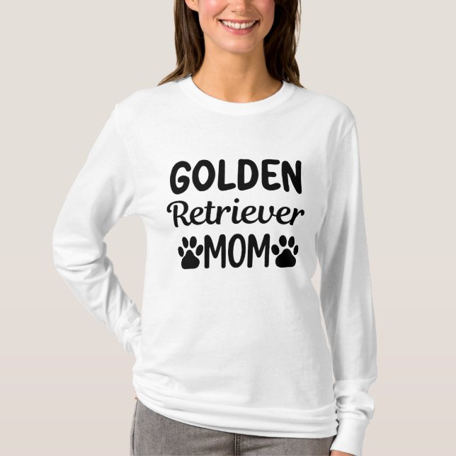 T-shirt Maman Golden Retriever Citations drôles (Devant)