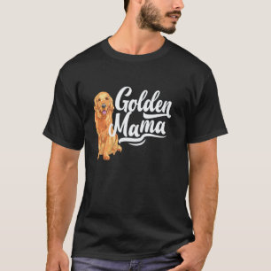 T-shirt Maman Golden Retriever Mère Chienne Amoureuse des