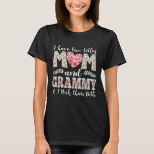 T-shirt Maman/Grammy