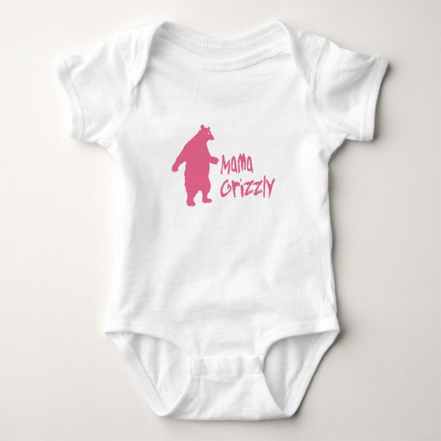 T-shirt Maman Grizzly (Devant)