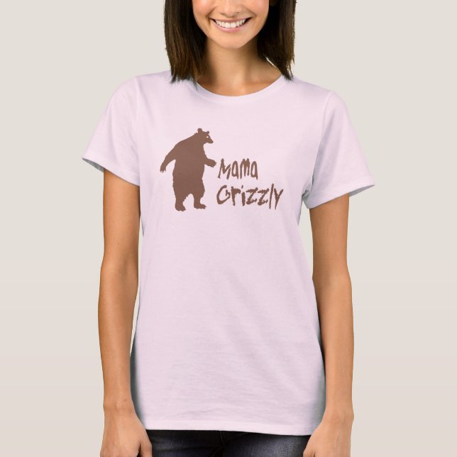 T-shirt Maman Grizzly (Devant)
