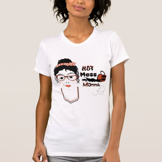 T-shirt Maman Grosse Pagaille (Devant)