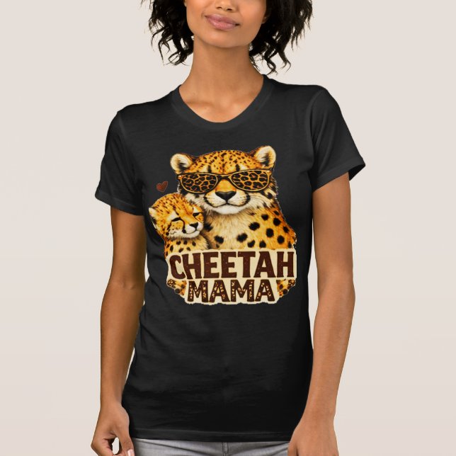 T-shirt Maman Guépard (Devant)