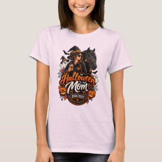 T-shirt Maman Halloween 2026 2027 – Maman de cheval effray