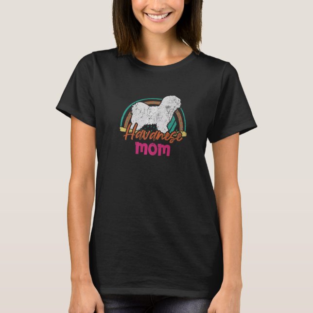 T-shirt Maman Havanese  chien Havanais (Devant)
