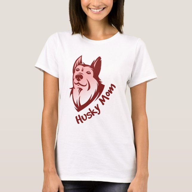 T-shirt maman husky (Devant)