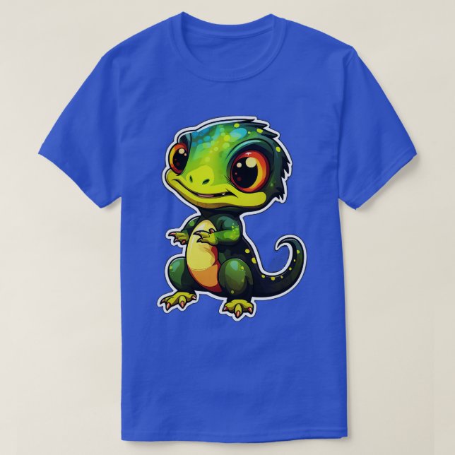 T-shirt Maman Iguane Iguane Mignonne Iguanes Drôles (Design devant)