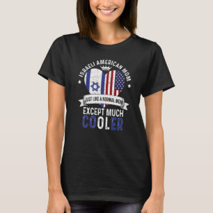 T-shirt Maman Israélienne Américaine Fête Des Mères Mama P