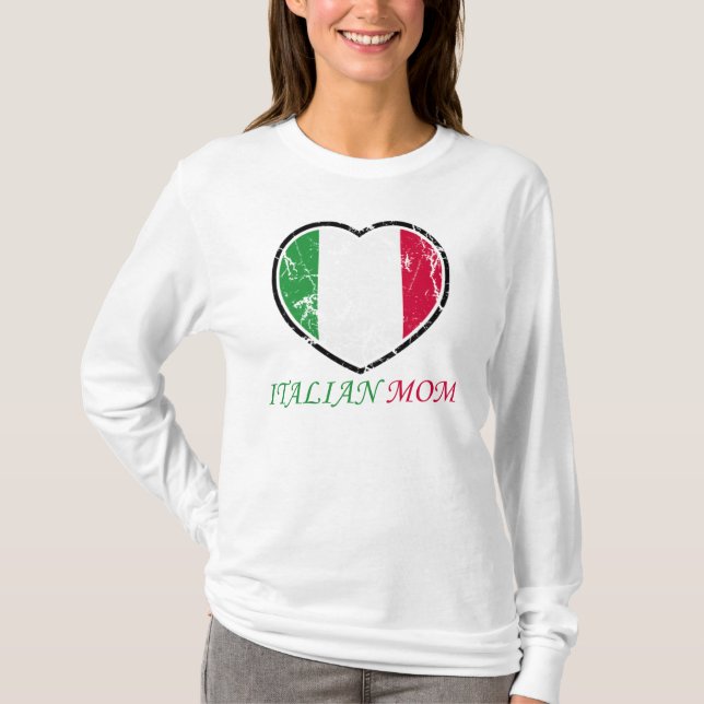 T-shirt Maman italienne (Devant)