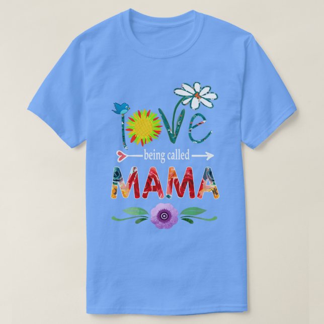 T-shirt maman j'adore s'appeler maman (Design devant)