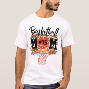 T-shirt Maman Joueur personnalisé Numéro 15 Sport Maman Fê