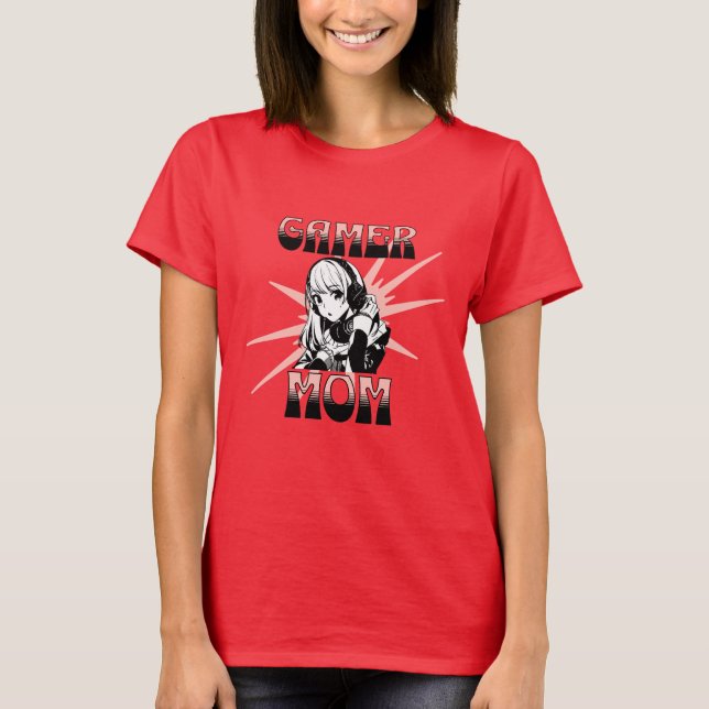 T-shirt Maman Joueuse | Jeux vidéo  (Devant)