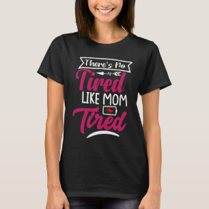 T-shirt maman jour vêtement meilleur maman maman fatigué m