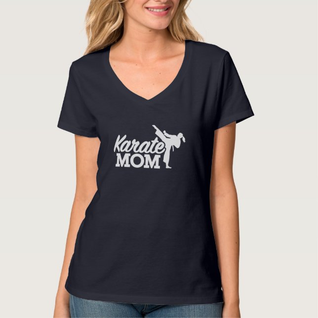 T-shirt Maman karaté (Devant)