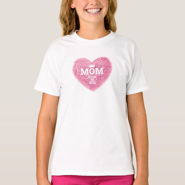T-shirt Maman La Fête des Mères de la Reine | Chemise (Devant)