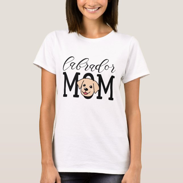 T-shirt Maman Labrador (Devant)