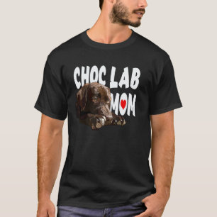 T-shirt Maman Labrador Chocolat Chien Marron Retriever Cho