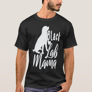 T-shirt Maman Labrador Retriever adorables Labradors noirs