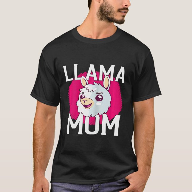 T-shirt Maman Lama Féminin (Devant)