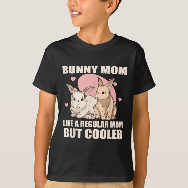 T-shirt Maman Lapin Animal Rabbit Mère (Devant)