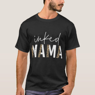T-shirt Maman léopard Enceinte Mère Vie Tatouée Femmes Mèr