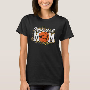 T-shirt Maman Léopard Funny Basketball Maman