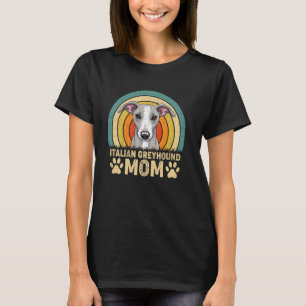 T-shirt Maman lévrier italien Fête des mères Chiennes