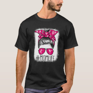 T-shirt Maman Life Dance Maman Messy Bun Bleached Women Mo