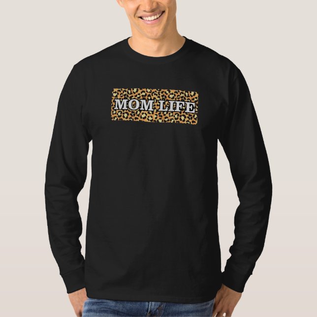 T-shirt Maman Life Text In Simple Script on Original Cheet (Devant)
