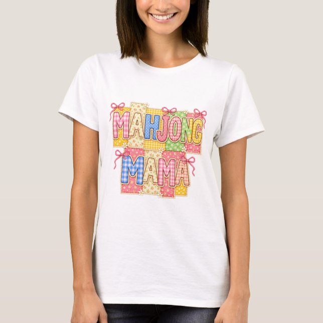T-shirt Maman Mahjong (Devant)