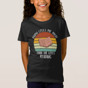 T-Shirt Maman M'Aime Plus Qu'Elle N'Aime Lire