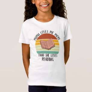 T-Shirt Maman M'Aime Plus Qu'Elle N'Aime Lire