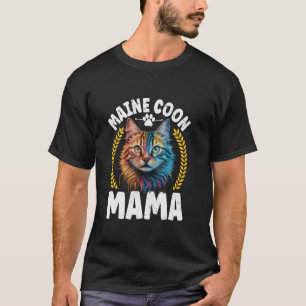 T-shirt Maman Maine Coon Propriétaire de chat Maine Coon c