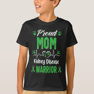 T-shirt Maman Maladie du rein Guerrier Sensibilisation Rub