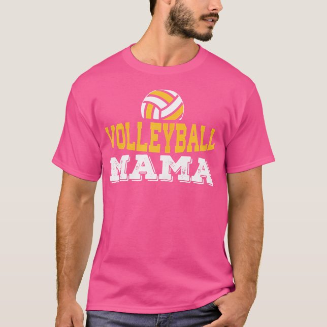T-shirt Maman maman du volley-ball (Devant)