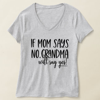 T-shirt Maman maman grand-mère oui l'art des mots