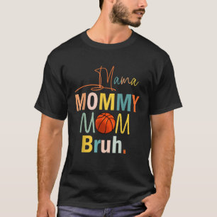 T-shirt Maman Maman Maman Maman Bruh Maman Amusante Garçon
