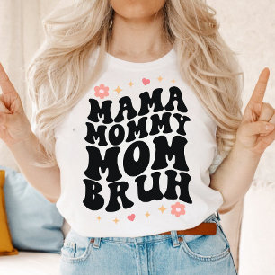 T-shirt Maman maman maman maman Bruh Retro Super maman Fêt