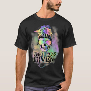 T-shirt Maman Maman Vie Messine Cheveux Bun Drôle Mère Crâ
