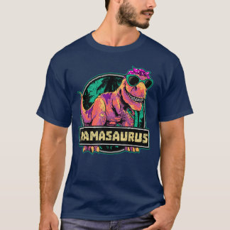 T-shirt Maman Mamasaurus Re Dinosaur Anniversaire Maman Di